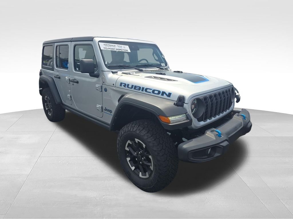 Used 2024 Silver Jeep Rubicon 4xe image 7