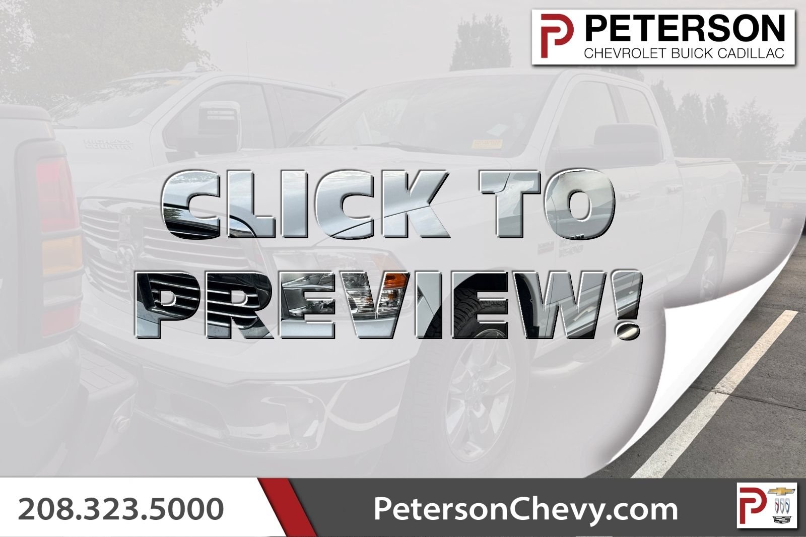 Used 2014 White Ram Big Horn image 1
