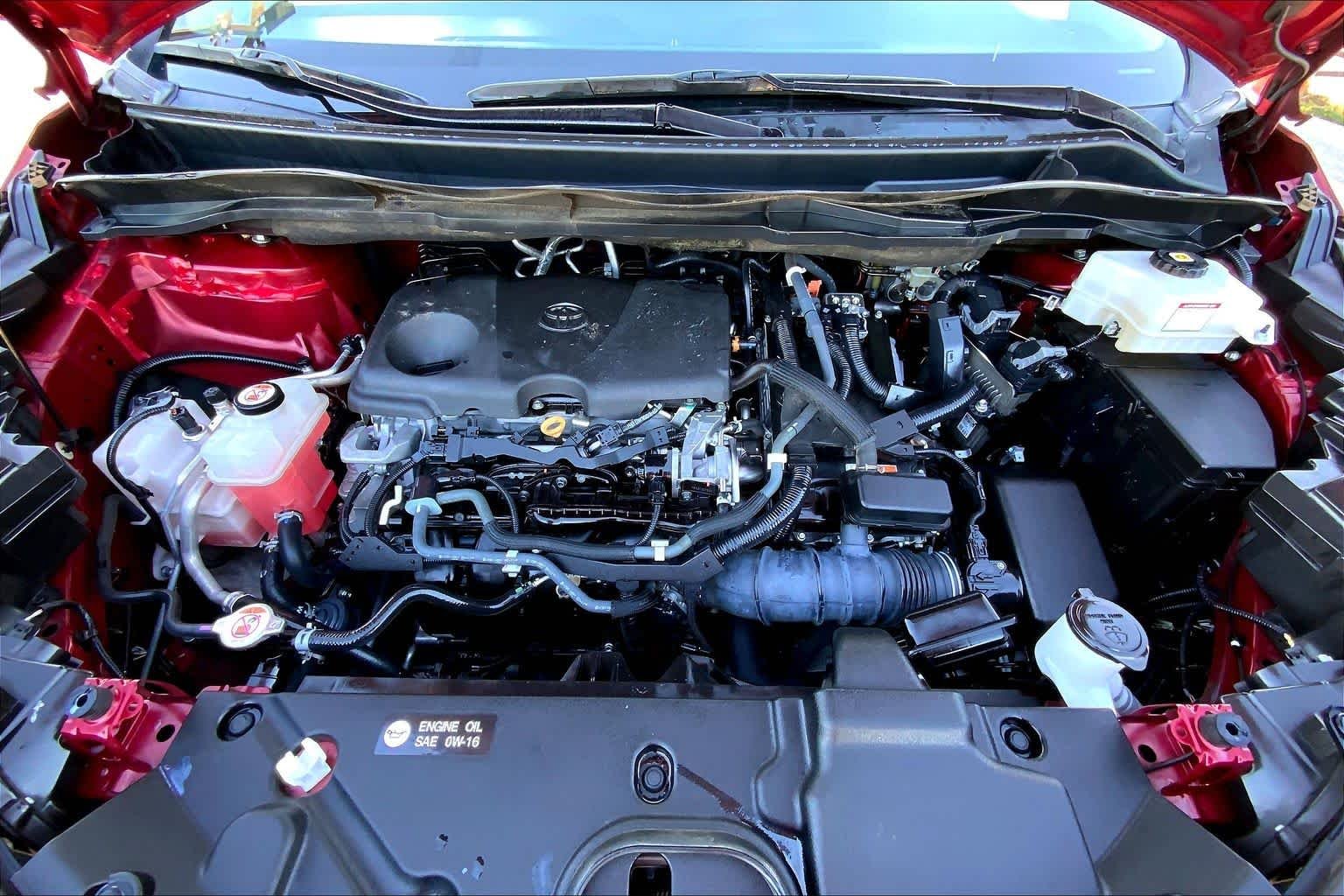 Used 2021 Ruby Flare Pearl Toyota LE image 31