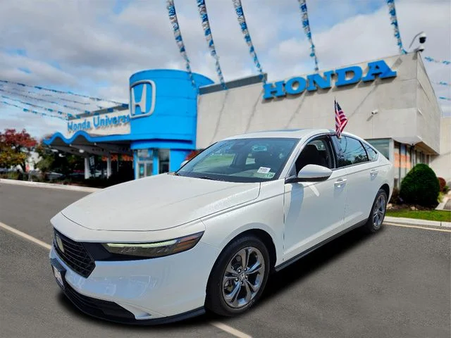 Certified Used 2024 Platinum White Pearl Honda EX image 1
