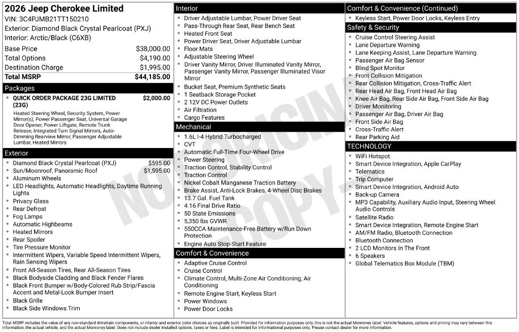 Used 2026 Black Jeep Limited image 5