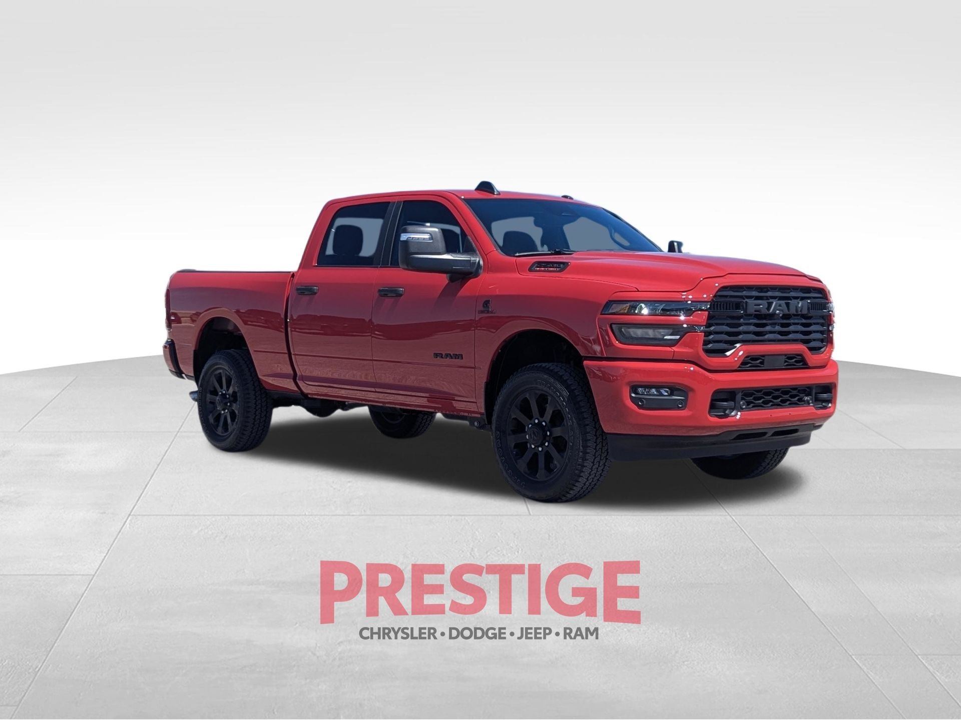New 2026 Flame Red Clear-Coat Exterior Paint RAM Big Horn image 3