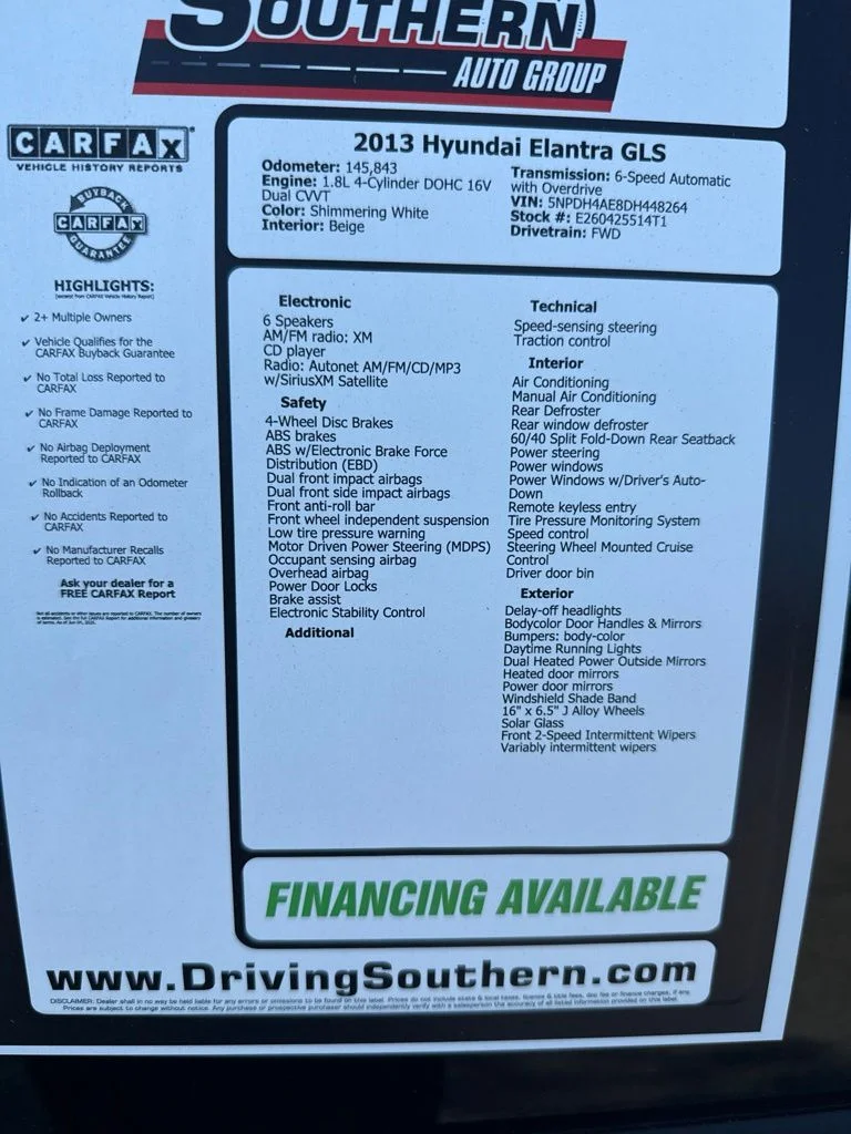 Used 2013 White Hyundai GLS image 32