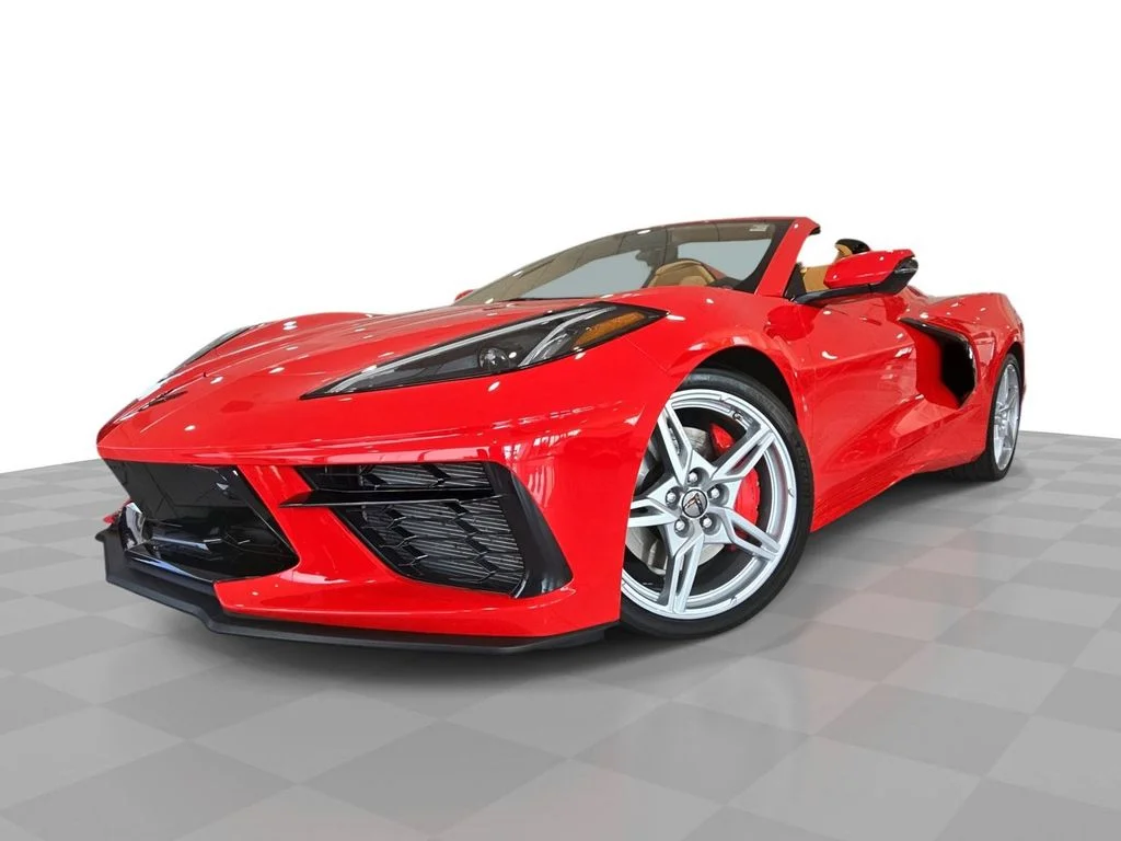 Certified Used 2022 Red Chevrolet Stingray image 1