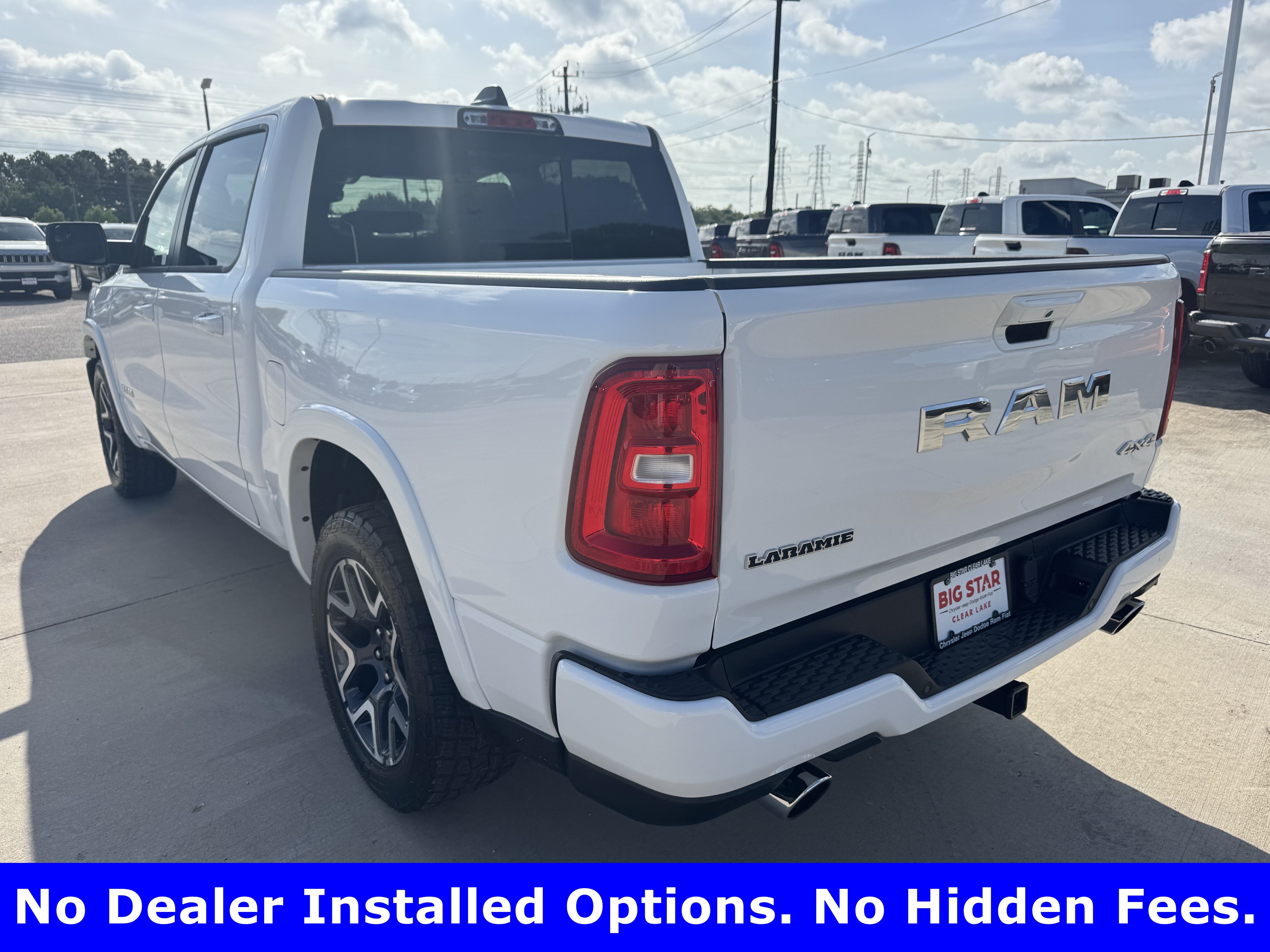 Used 2025 Bright White Clearcoat Ram Laramie image 5