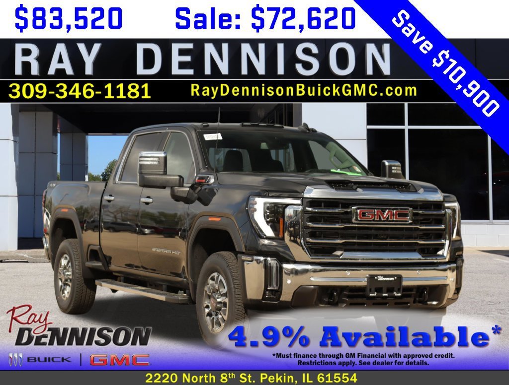 Onyx Black 2026 GMC Sierra 2500HD Pickup Truck Four-Wheel Drive 