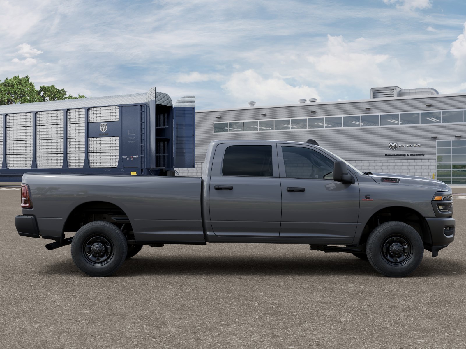 New 2026 Ceramic Gray Clear-Coat Exterior Paint RAM TRADESMAN image 12