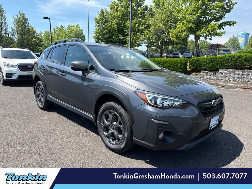 Used 2022 Magnetite Gray Metallic Subaru Sport image 1