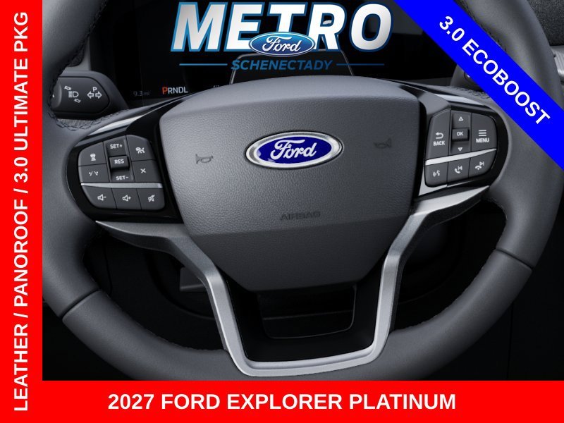 New 2027 Agate Black Metallic Ford Platinum image 12