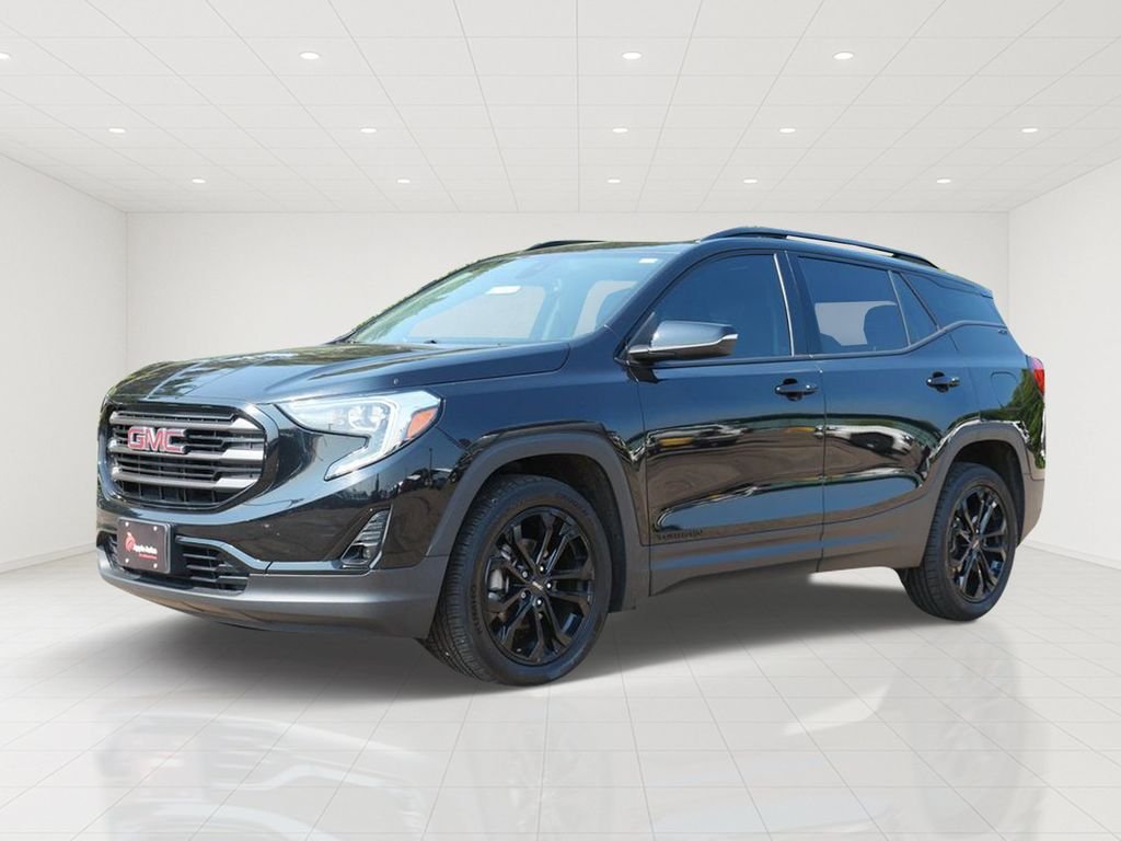 Certified Used 2021 Black GMC SLT image 2