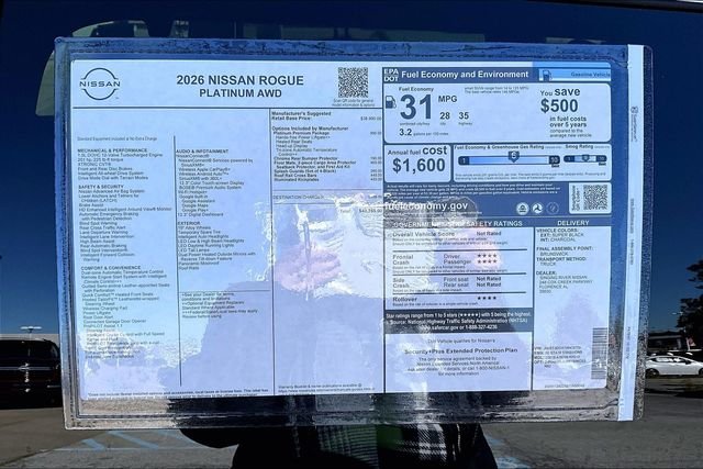New 2026 Nissan Rogue Platinum 4D Sport Utility