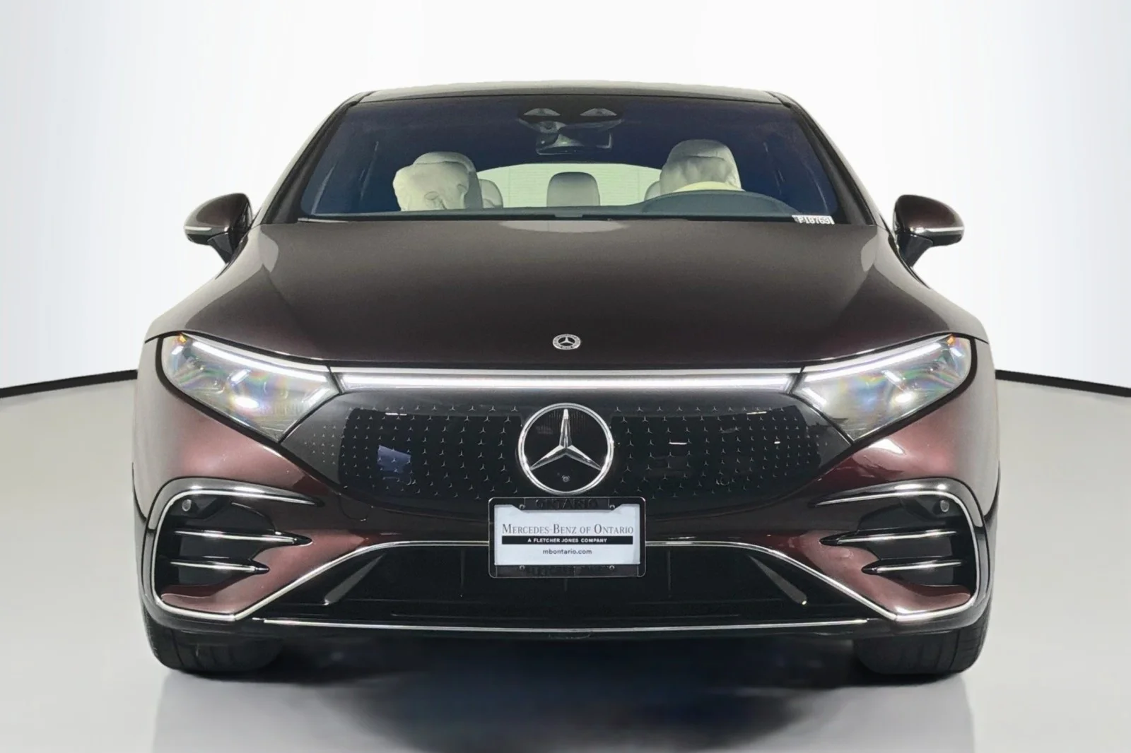 Certified Used 2024 MANUFAKTUR Signature Rubellite Red Metallic Mercedes-Benz EQS 580 image 2