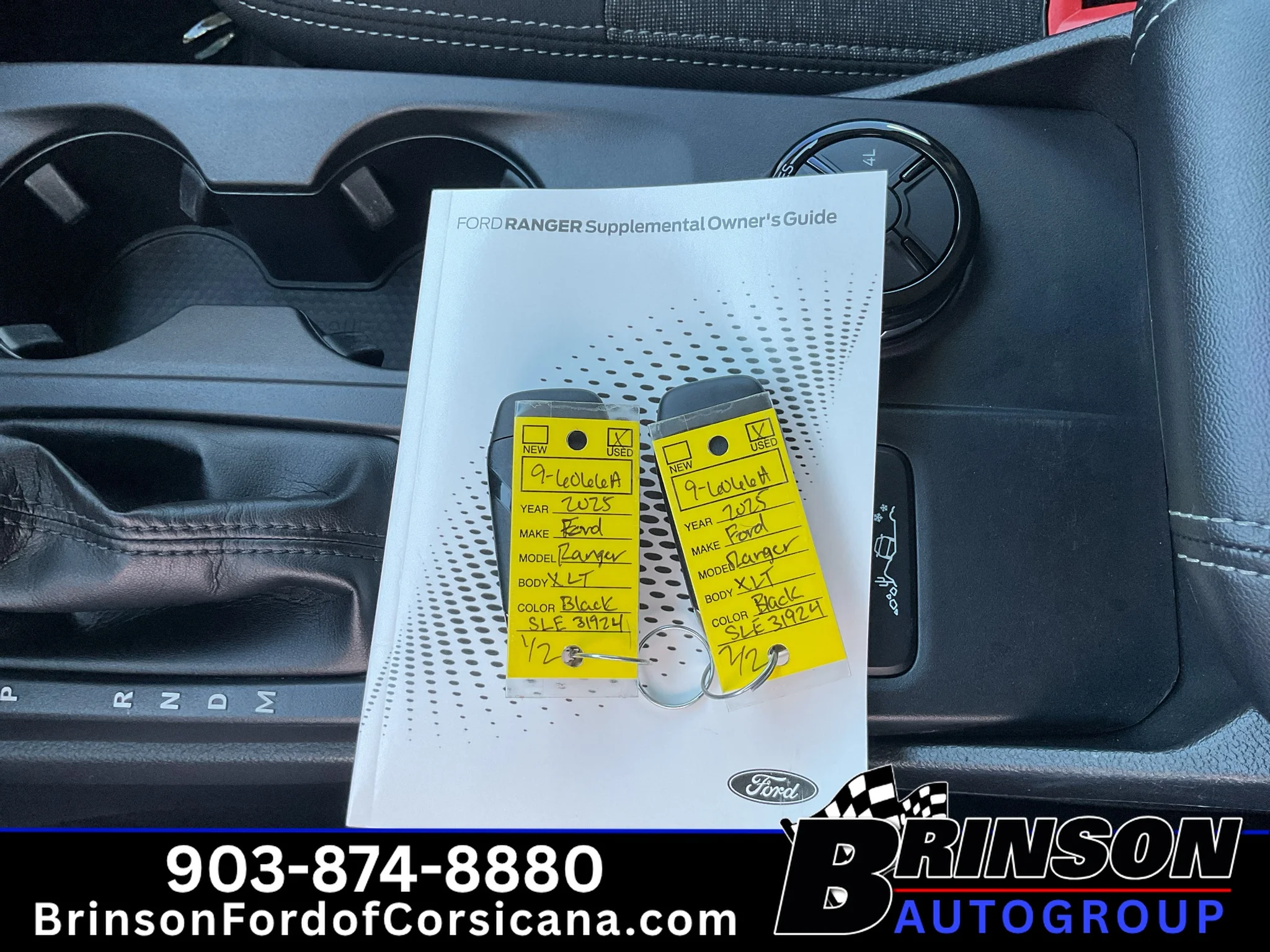 Used 2025 Shadow Black Ford XLT image 33