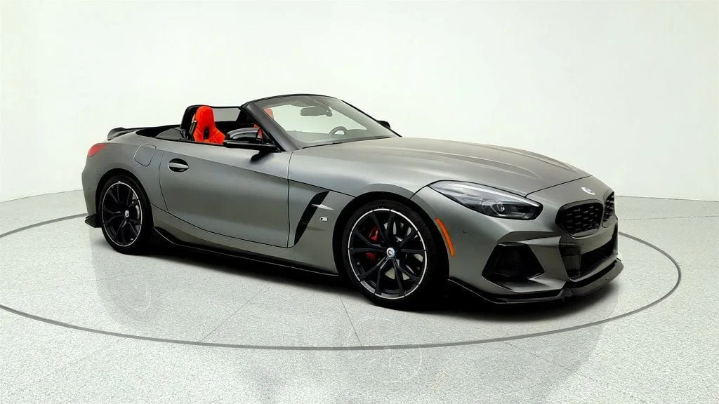 Used 2023 Frozen Grey II Metallic BMW M40i Roadster w/ Premium Pkg, Shadowline & Adaptive M Suspension image 3