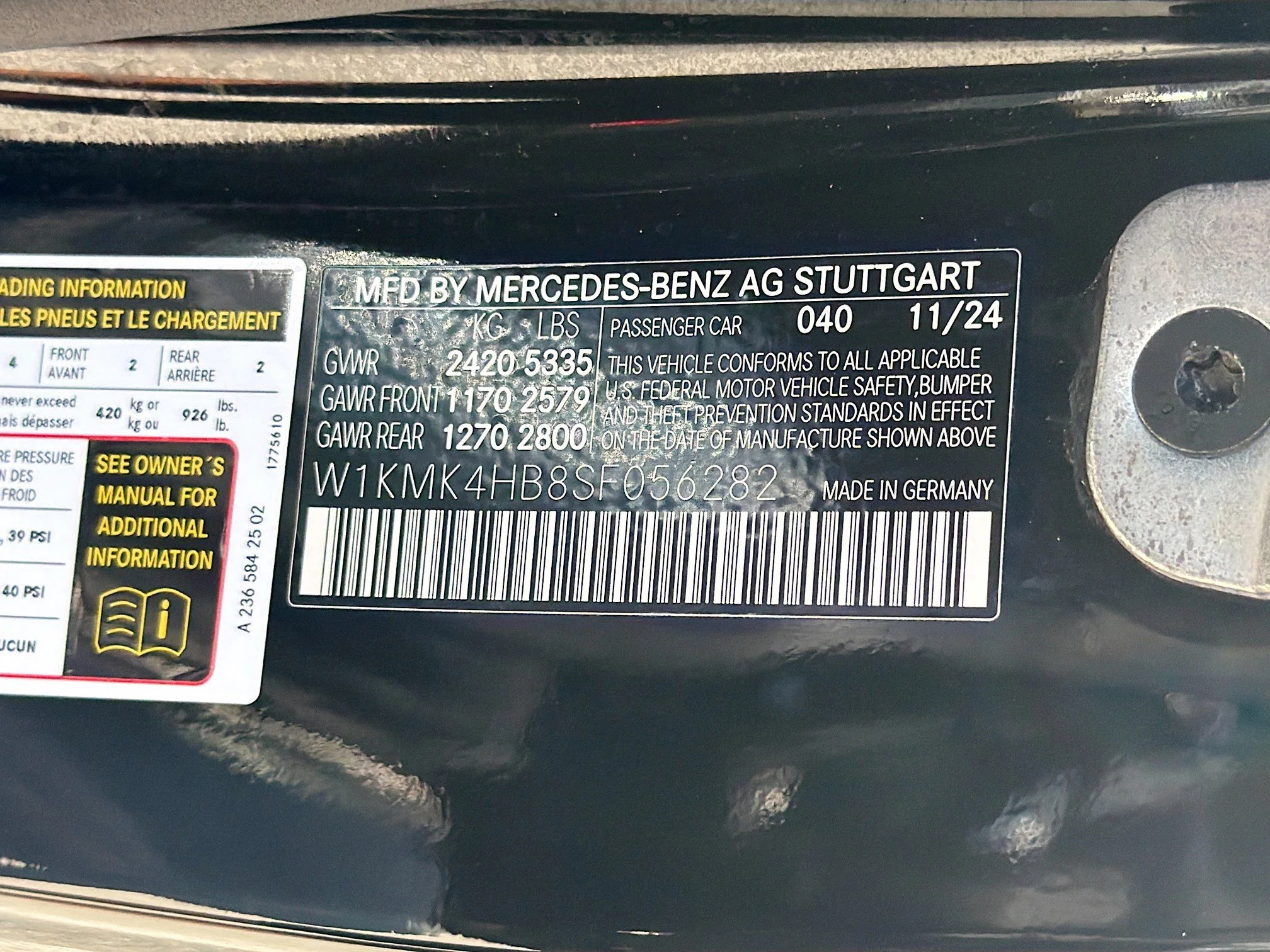 Used 2025 Obsidian Black Metallic Mercedes-Benz CLE 300 image 45
