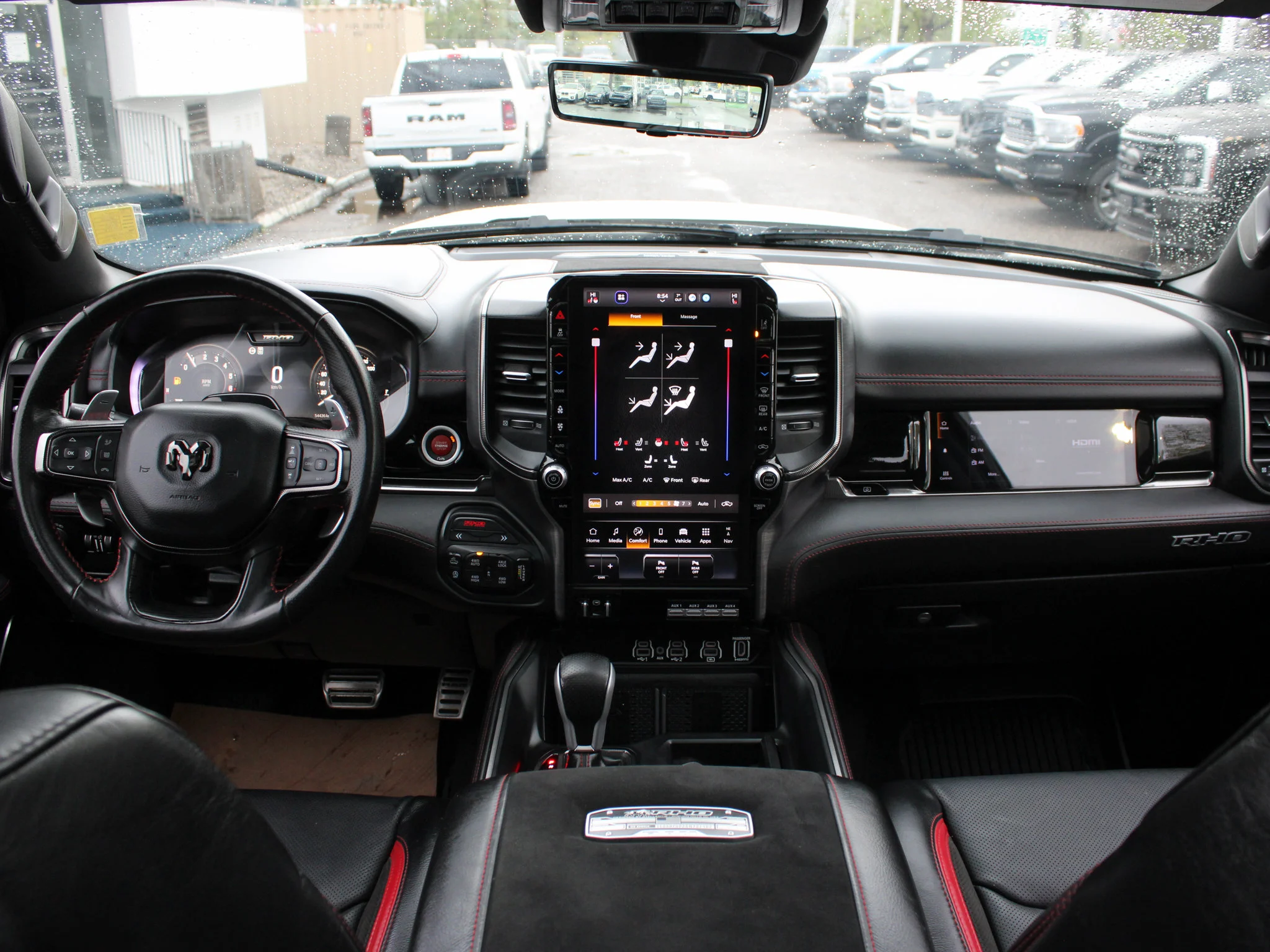 Certified Used 2025 White RAM RHO | Twin-Turbo 540 2.5 LIFT ON 37 TIRES  | Head-Up Display | Bedliner image 4
