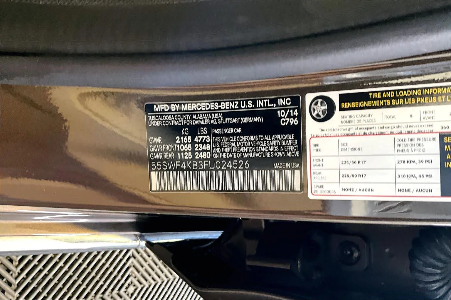 Used 2015 Dakota Brown Metallic Mercedes-Benz C 300 image 34