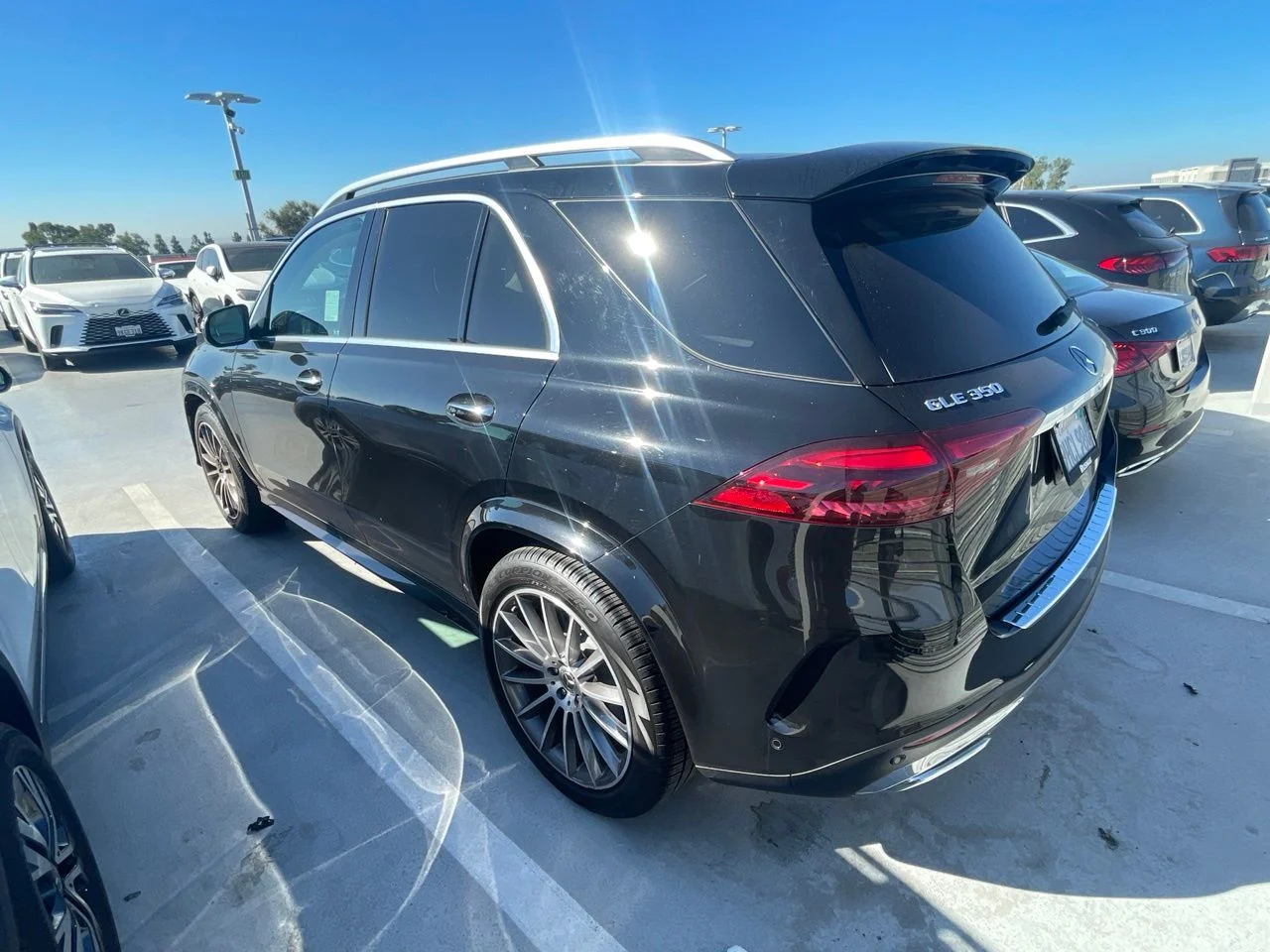 Certified Used 2024 Black Mercedes-Benz 350 4MATIC® AMG Line Package image 5