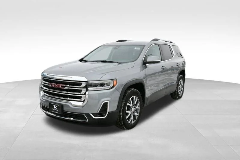 Used 2023 GMC Acadia SLT with VIN 1GKKNULS9PZ230645 for sale in North Branch, Minnesota