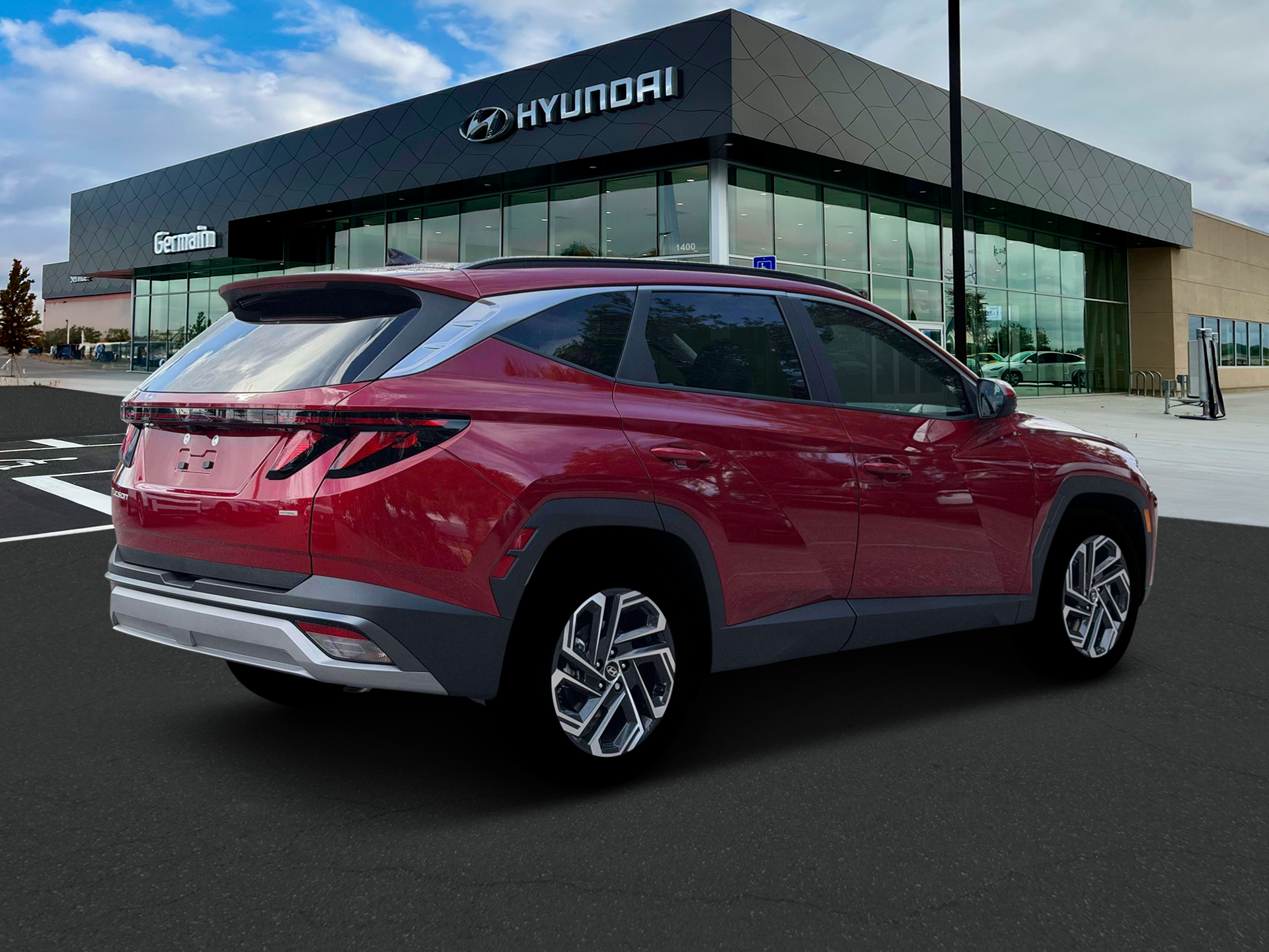 New 2026 Ultimate Red Hyundai SEL Plus AWD image 8