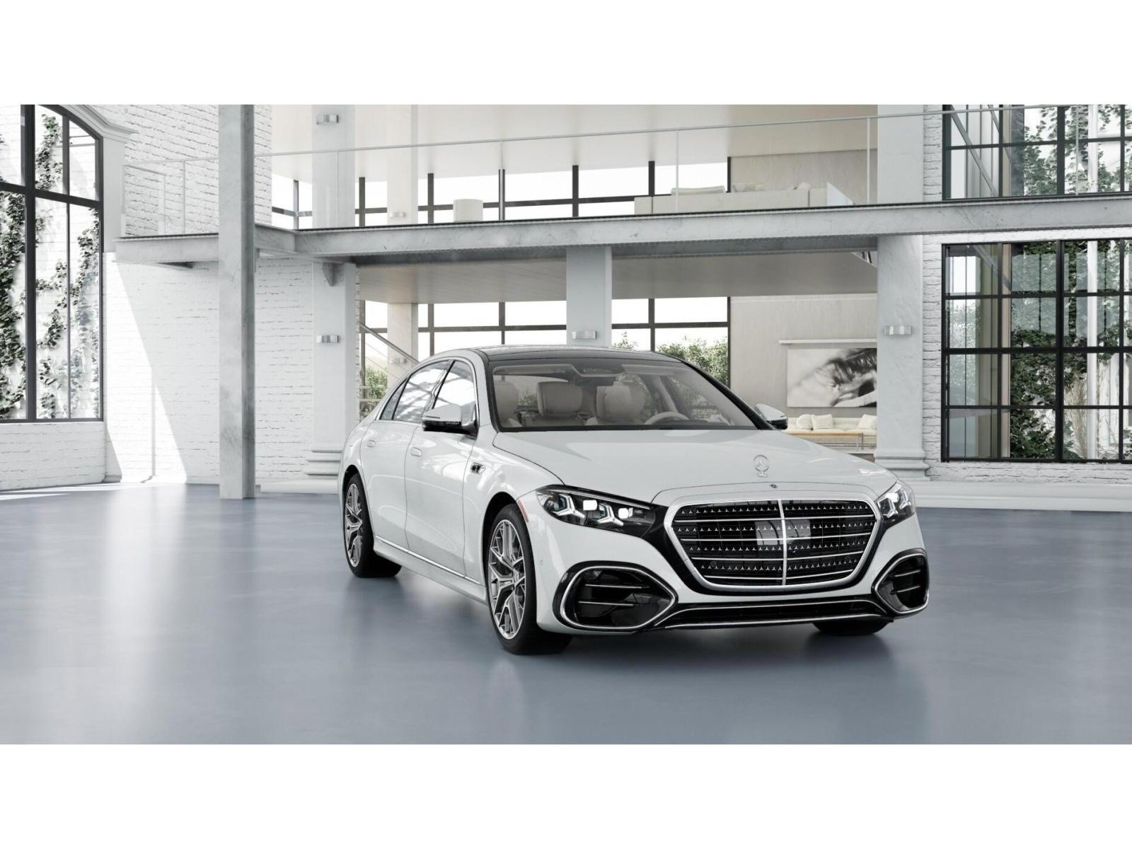 New 2027 MANUFAKTUR Moonlight White Metallic Mercedes-Benz S 580 4D Sedan 4MATIC® image 10
