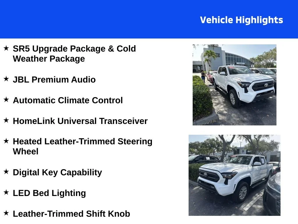 Used 2024 White Toyota SR5 image 4
