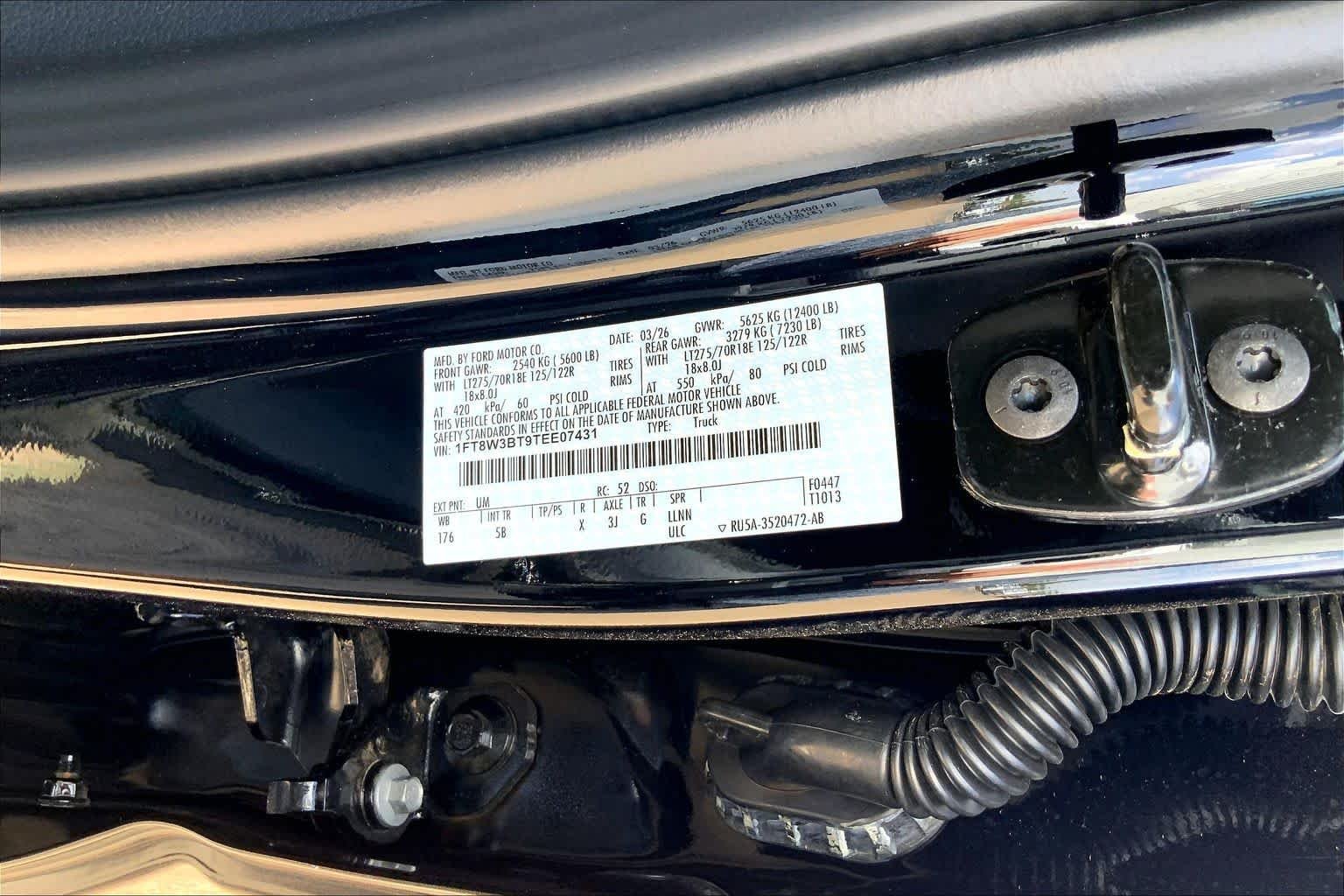 New 2026 Agate Black Metallic Ford F-350® Lariat® image 21