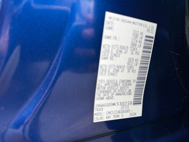 Used 2021 Blue Nissan SV image 25