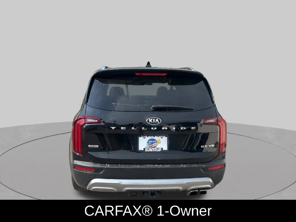 Used 2020 Black Kia EX image 4