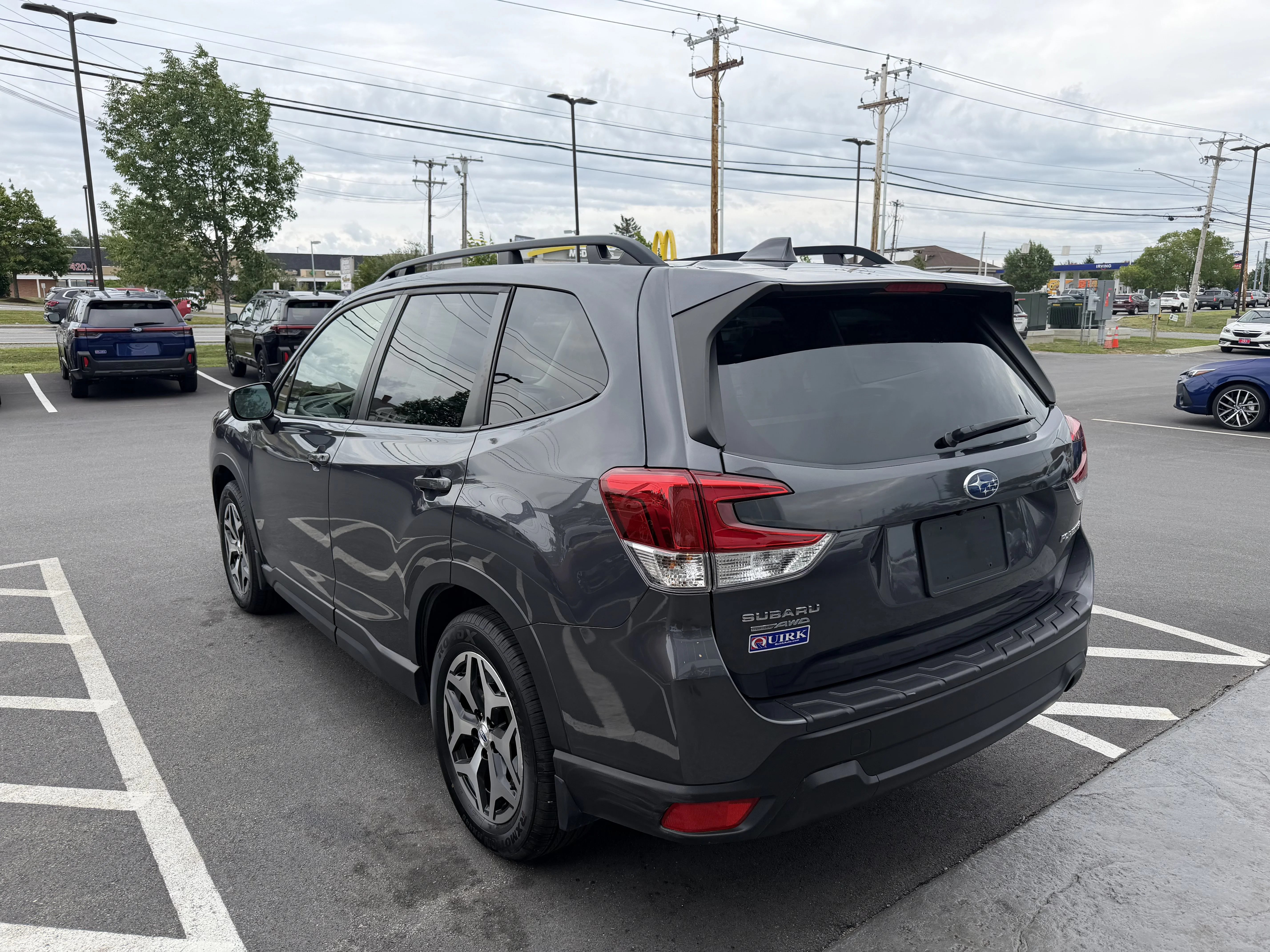 Used 2023 Magnetite Gray Metallic Subaru Premium image 3