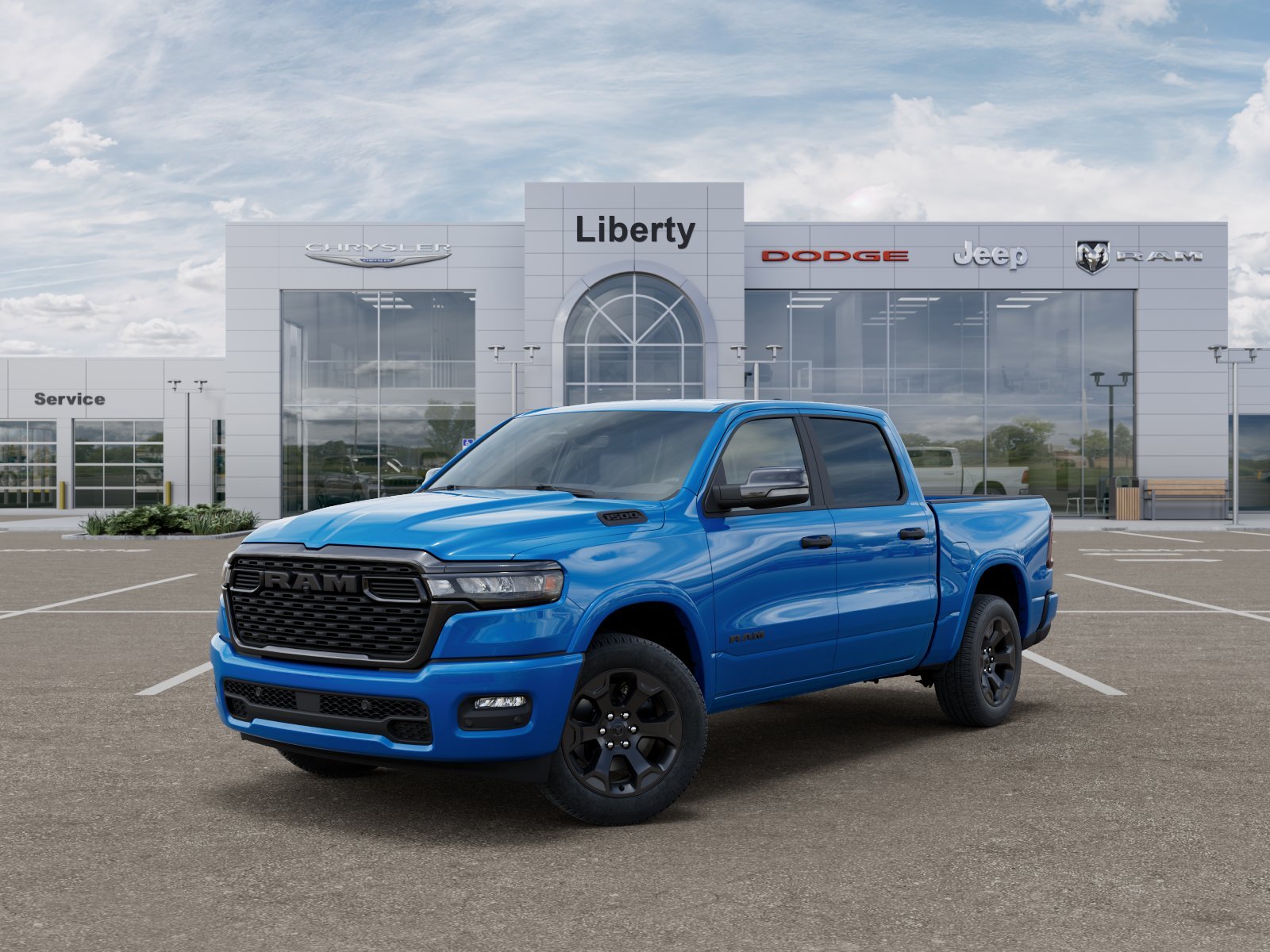 New 2026 Hydro Blue Pearlcoat RAM Big Horn/Lone Star image 34