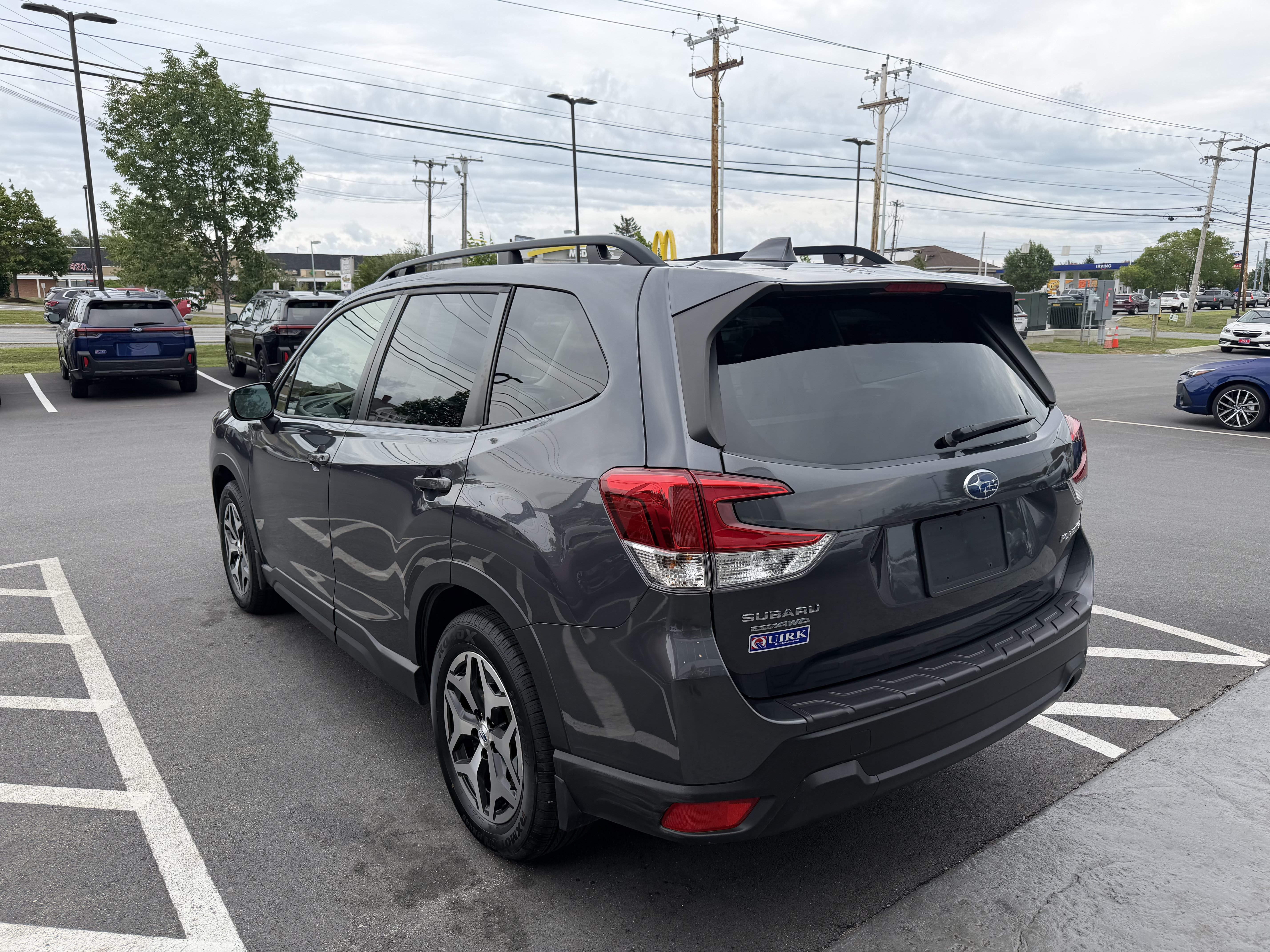 Used 2023 Magnetite Gray Metallic Subaru Premium image 3
