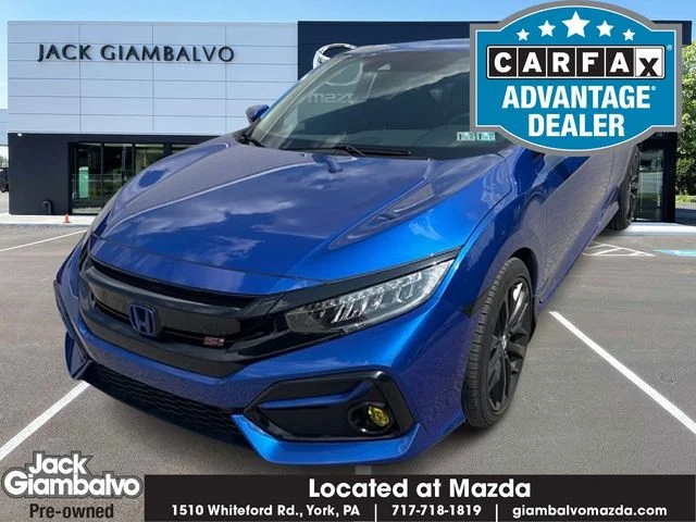 Used 2020 Blue Honda Si image 1