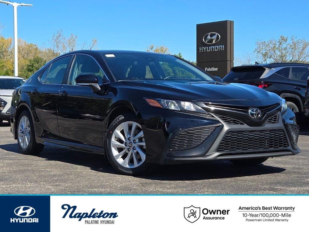 Used 2024 Midnight Black Metallic Toyota SE image 1