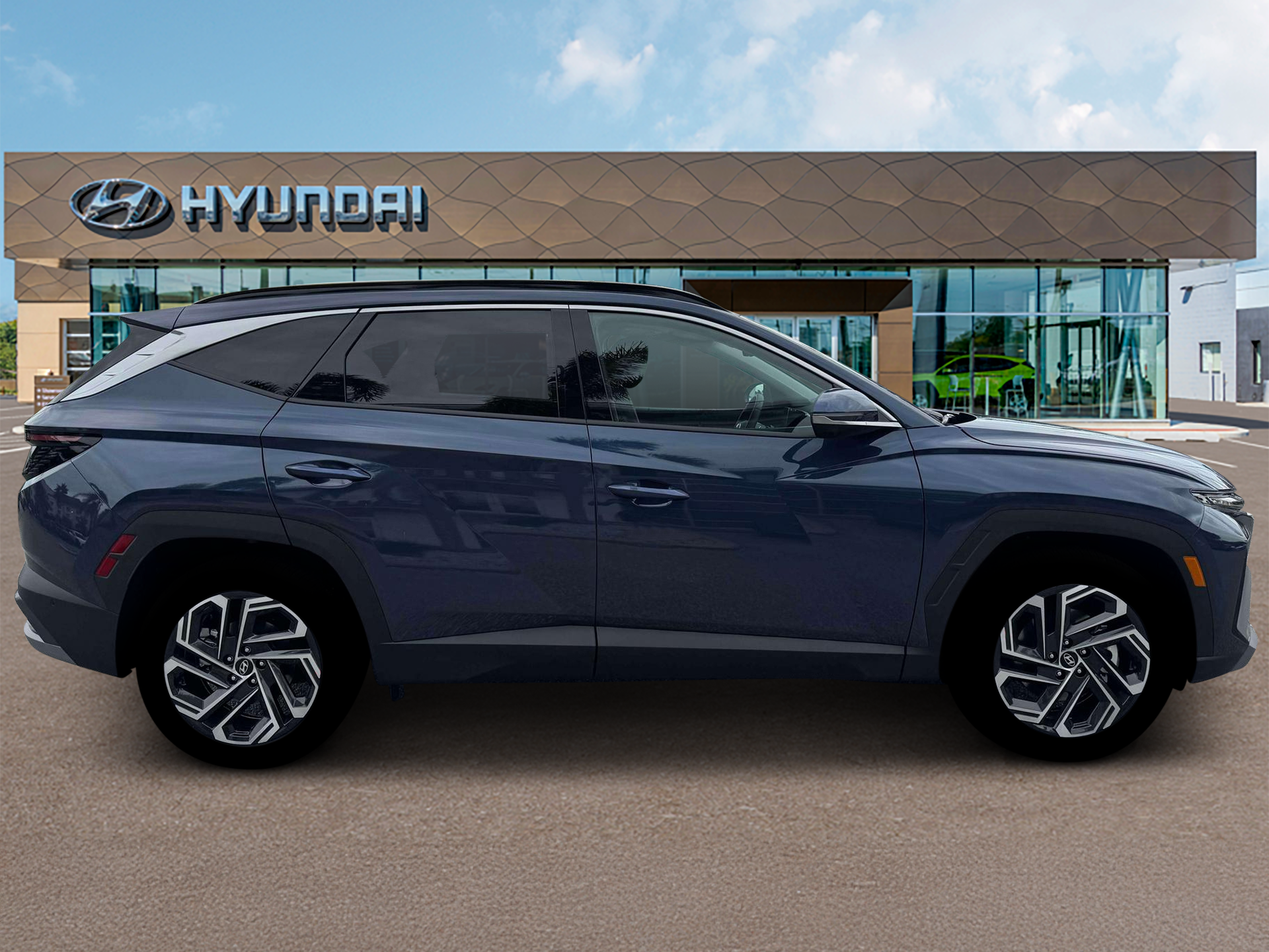 New 2026 Blue Hyundai Limited AWD image 9