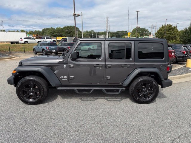 Certified Used 2020 Granite Crystal Clearcoat Metallic Jeep Unlimited Sport S image 5