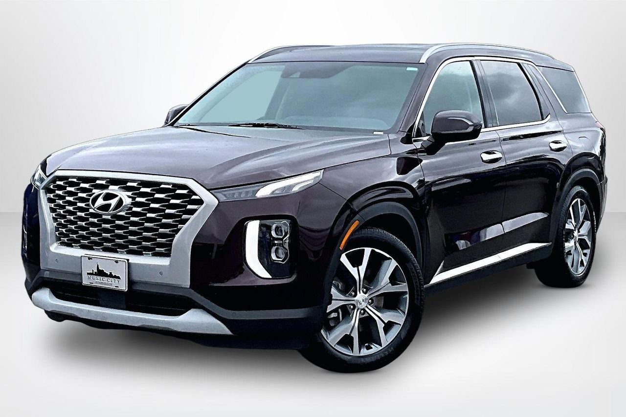 Used 2021 Sierra Burgundy Hyundai SEL image 3