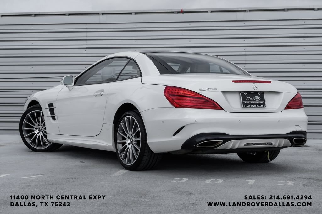 Used 2018 White Mercedes-Benz SL 550 image 12