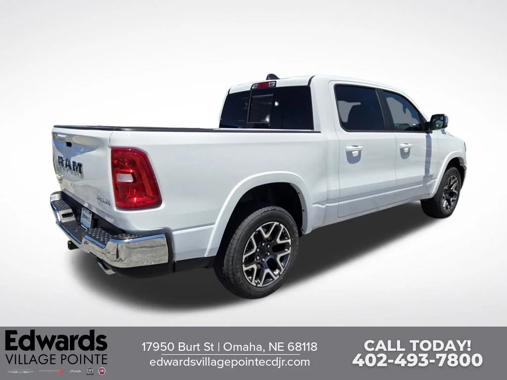 New 2026 Bright White Clear-Coat Exterior Paint RAM Laramie image 3