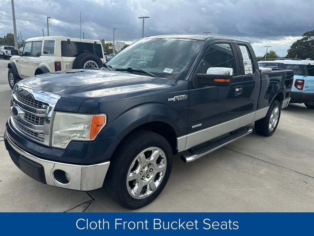 Used 2014 Blue Jeans Metallic Ford XLT image 3