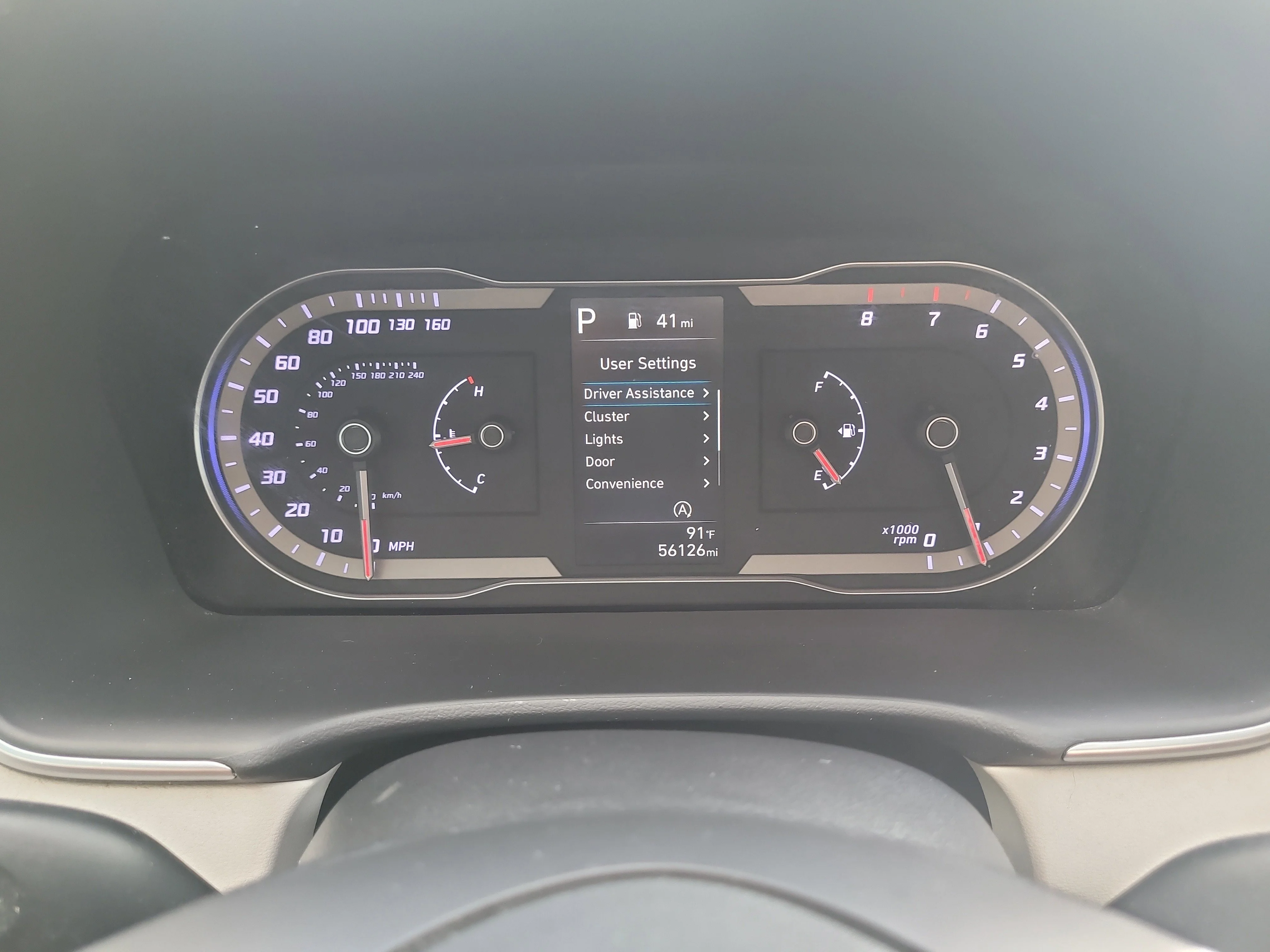 Used 2024 Intense Blue Hyundai SE image 30
