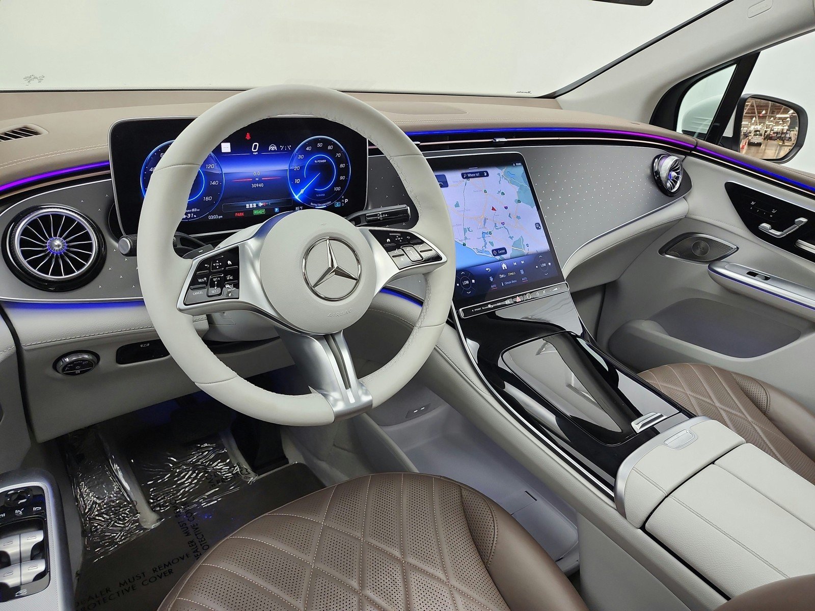 Used 2023 Polar White Mercedes-Benz EQE 500 4MATIC® SUV image 14
