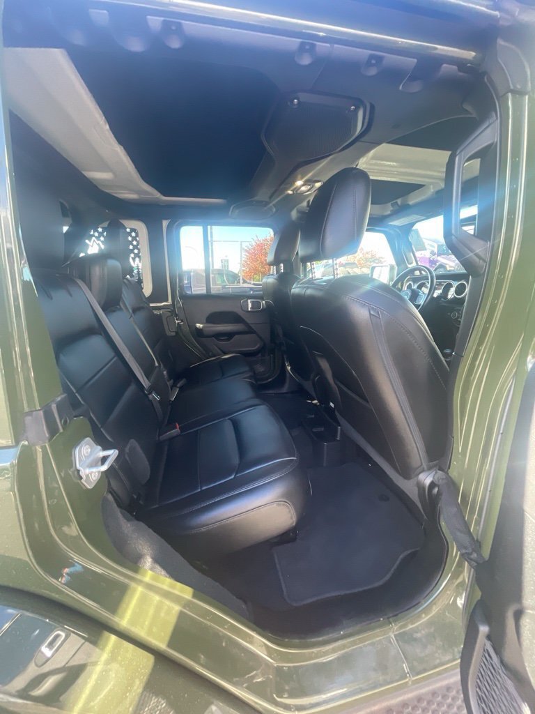 Certified Used 2021 Green Jeep Unlimited Sahara Altitude image 25