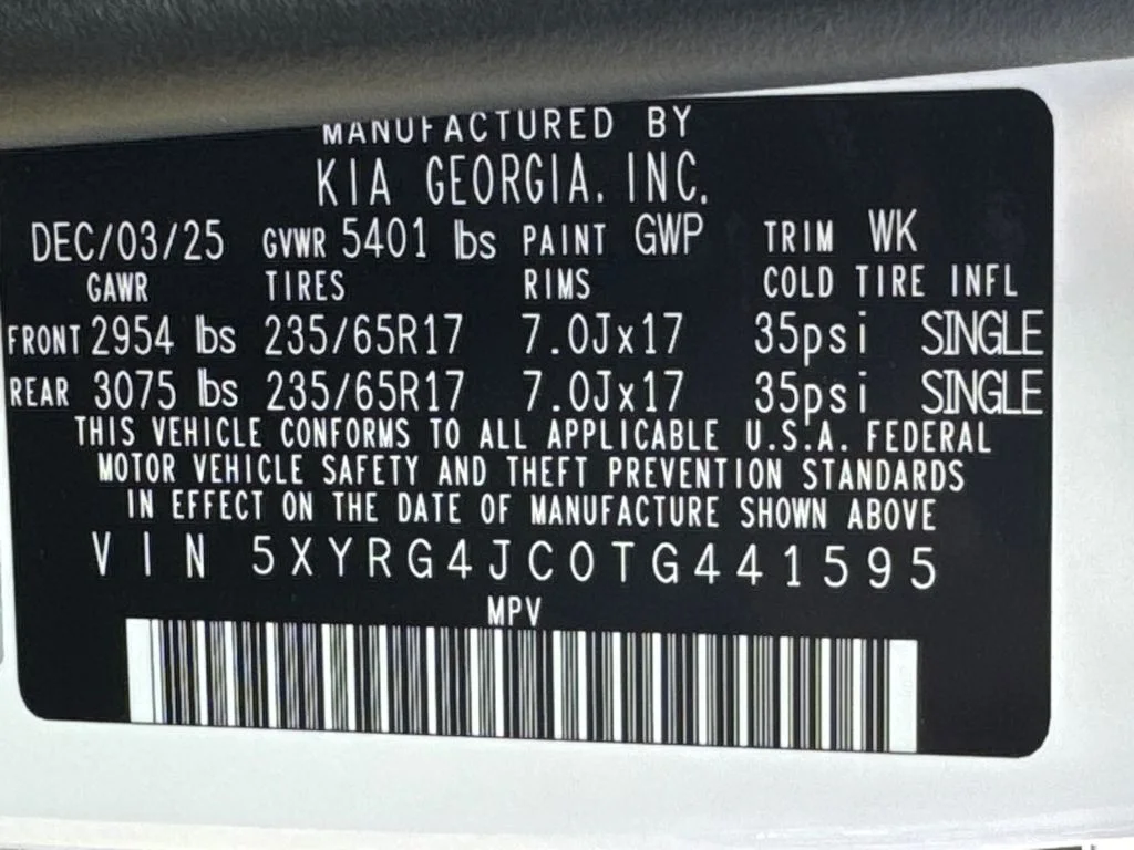 New 2026 Glacial White Pearl Kia LX image 29