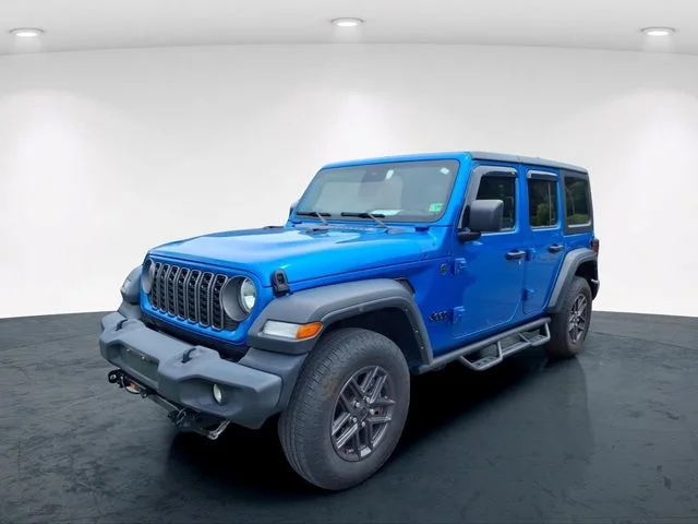 Used 2024 Blue Jeep Sport S image 2