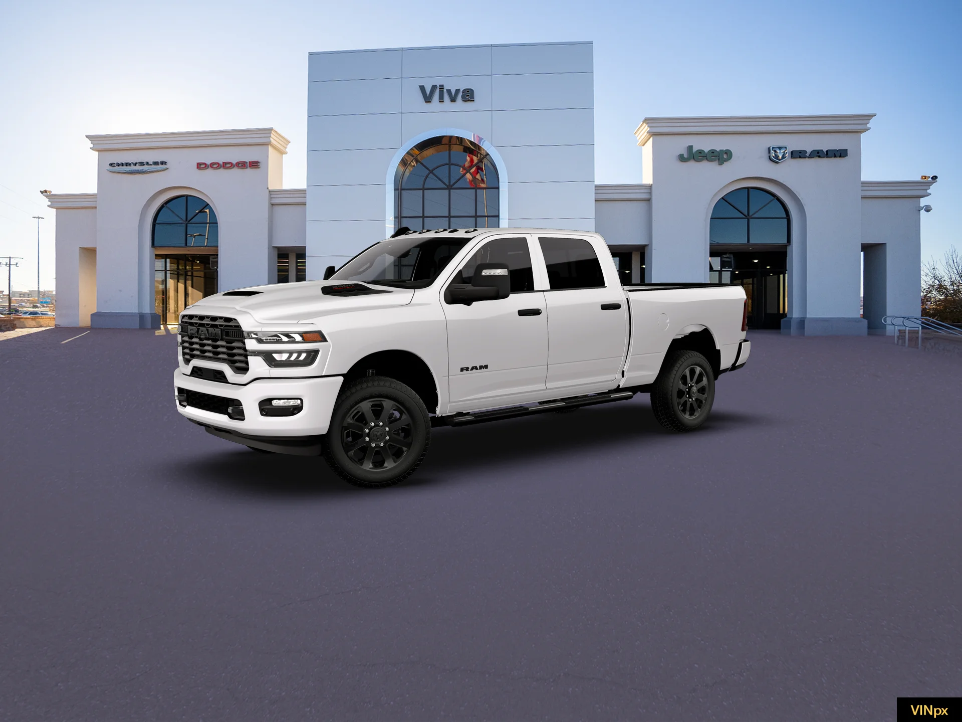 New 2027 Bright White Clear-Coat Exterior Paint RAM Black Express image 13