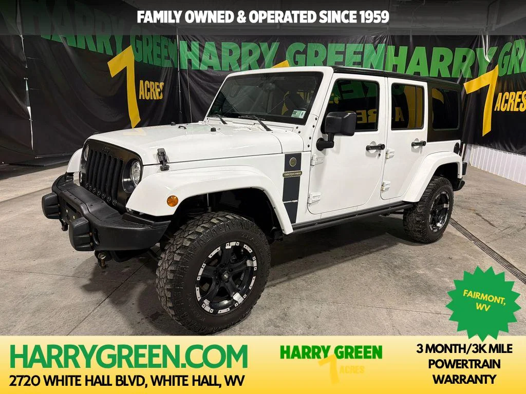 Used 2018 Bright White Clearcoat Jeep Freedom Edition image 1