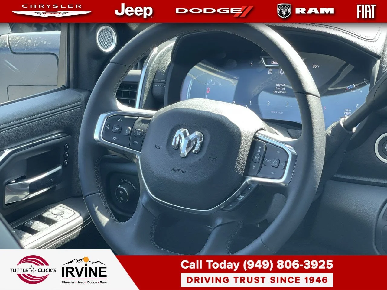 New 2026 Bright White Clear-Coat Exterior Paint RAM Laramie image 21