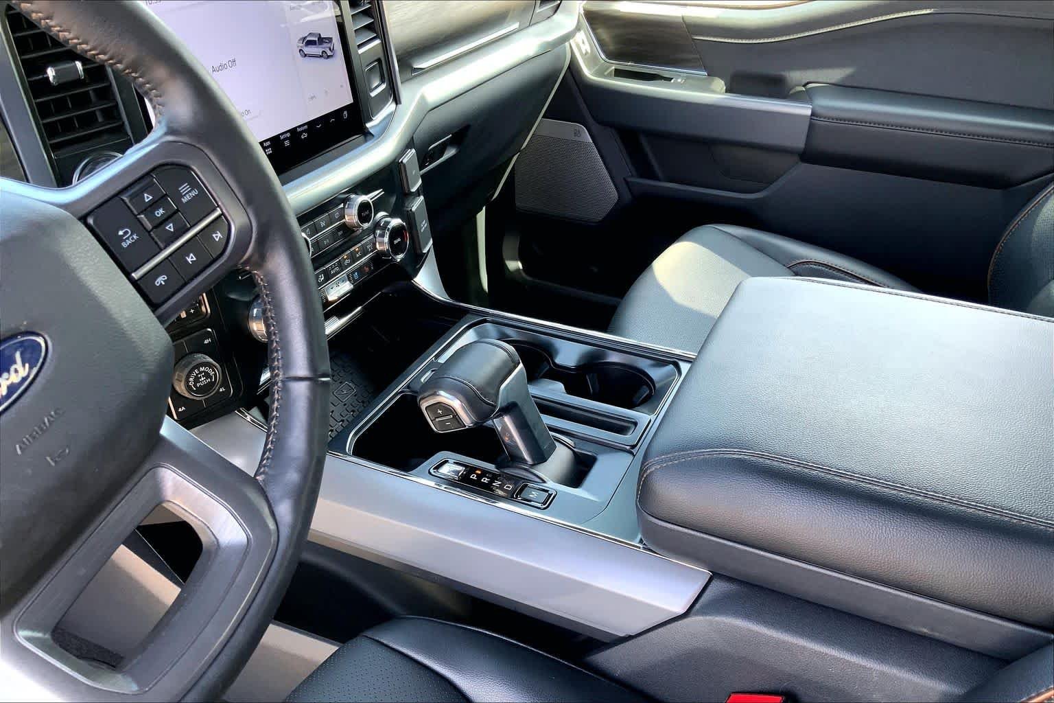 Used 2024 Star White Metallic Tri-Coat Ford LARIAT image 16