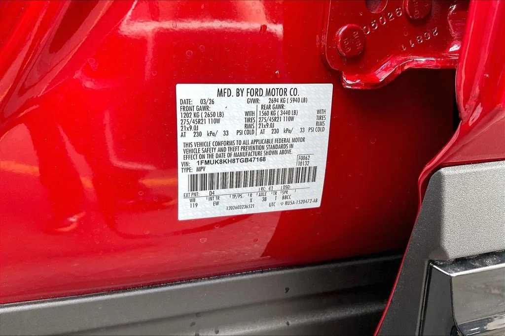 New 2026 Rapid Red Metallic Tinted Clearcoat Ford ST-Line image 13